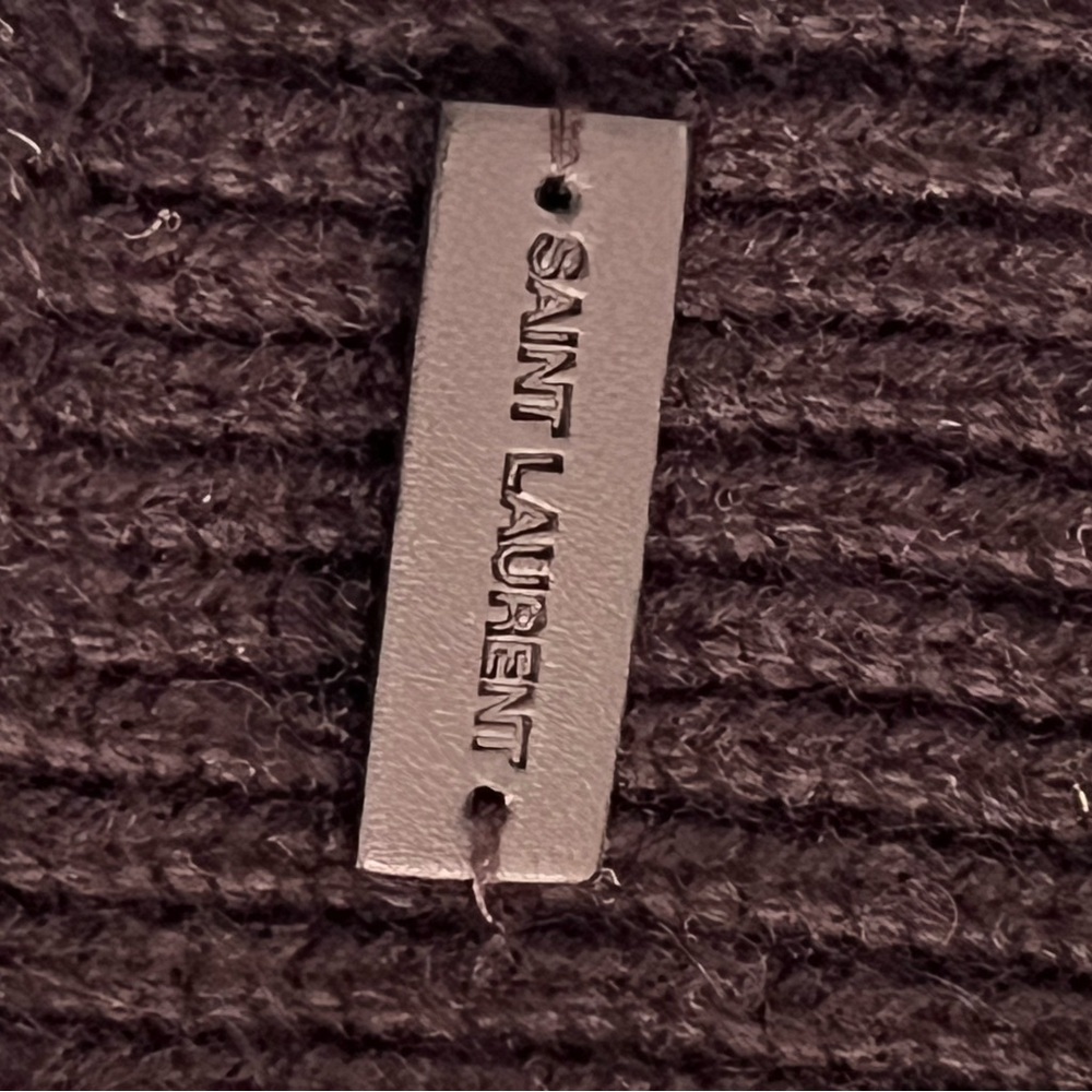 Saint Laurent cashmere black balaclava - Picture 4 of 8